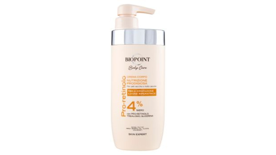 Biopoint Body Care Pro-retinolo Crema Corpo Nutrizione Prodigiosa 500 ml