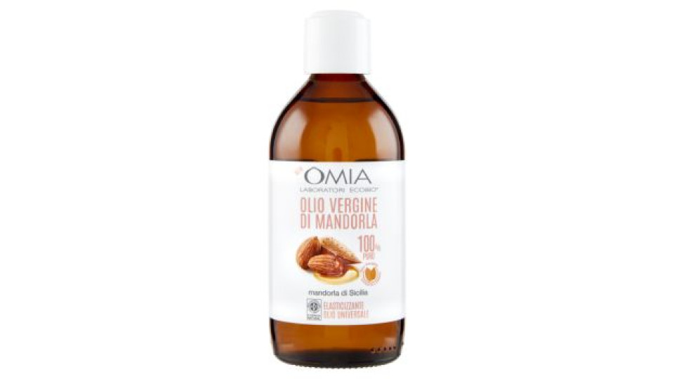 Omia Laboratori Ecobio Olio Vergine di Mandorla mandorla di Sicilia Elasticizzante 200 ml