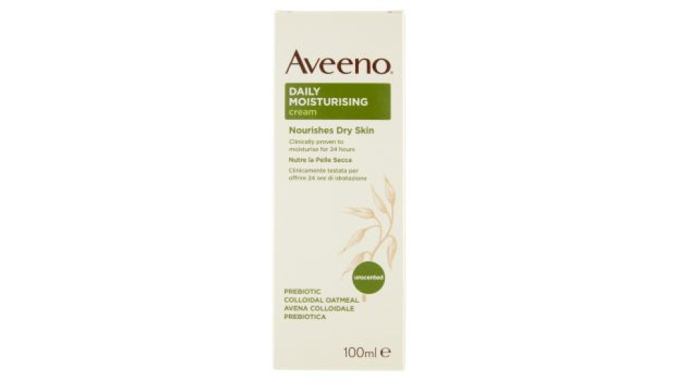 Aveeno, Crema Idratante pelle secca 100 ml