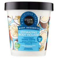 Organic Shop, Body Desserts Body Mousse Idratante Coconut Panna Cotta 450 ml