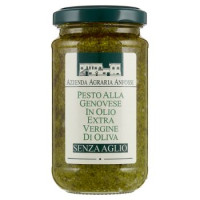 Azienda Agraria Anfossi Pesto alla Genovese in Olio Extra Vergine di Oliva Senza Aglio 185 g