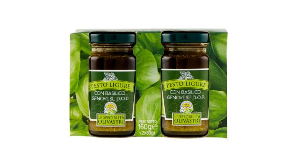 Le Specialità Olivastri Pesto Ligure 2 x 80 g