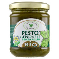 Artigiana Genovese Pesto alla Genovese Senza Aglio Bio 180 g