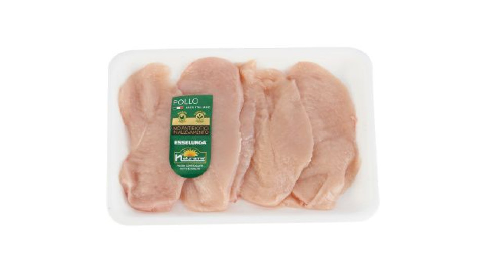 Esselunga Naturama filetto di pollo a fette allevato senza uso di antibiotici