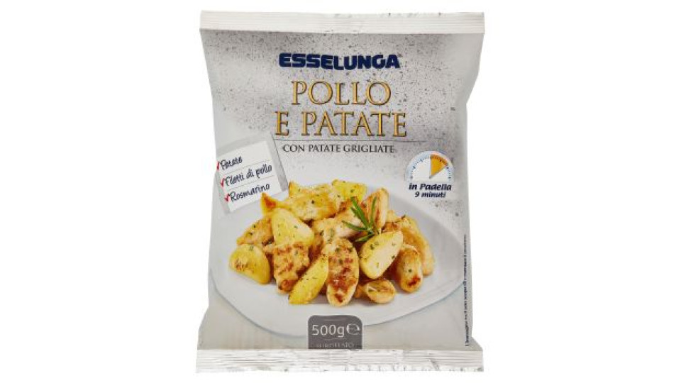 Esselunga Pollo e patate con patate grigliate surgelato 500 g