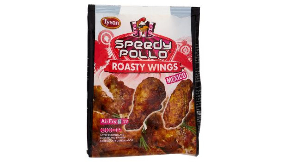 Speedy Pollo Roasty Wings Mexico Cotte e Surgelate 300 g