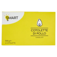 Smart Cotolette di pollo surgelate 6 cotolette 540 g