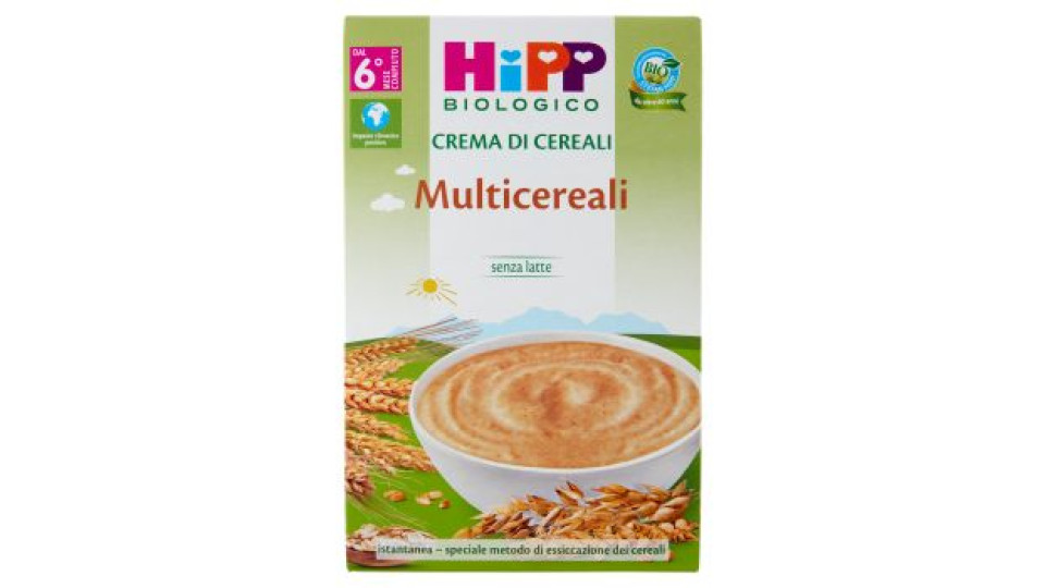 HiPP Biologico Crema di Cereali Multicereali 200 g