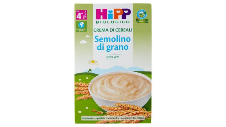HiPP Biologico Crema di Cereali Semolino di grano 200 g