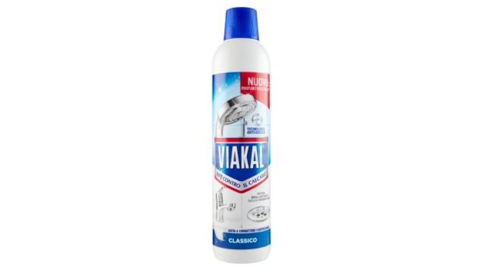 Viakal Detersivo Anticalcare Bagno e Cucina Classico Liquido 720 ml