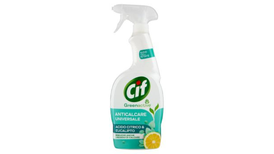 Cif Greenactive Anticalcare Universale Acido Citrico & Eucalipto 650 ml
