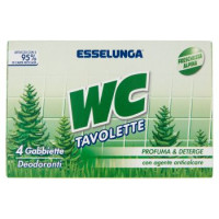 Esselunga WC tavolette freschezza alpina 4 x 34 g