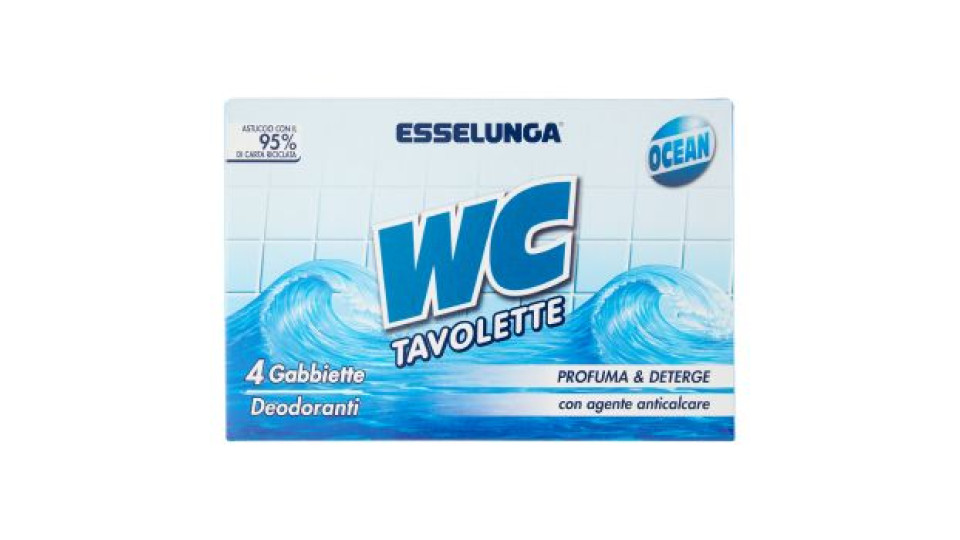 Esselunga WC tavolette ocean 4 x 34 g