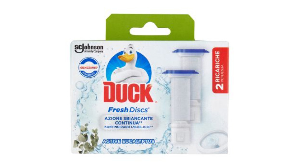 Duck, Fresh Discs - doppia ricarica profumazioni assortite 2x36 ml