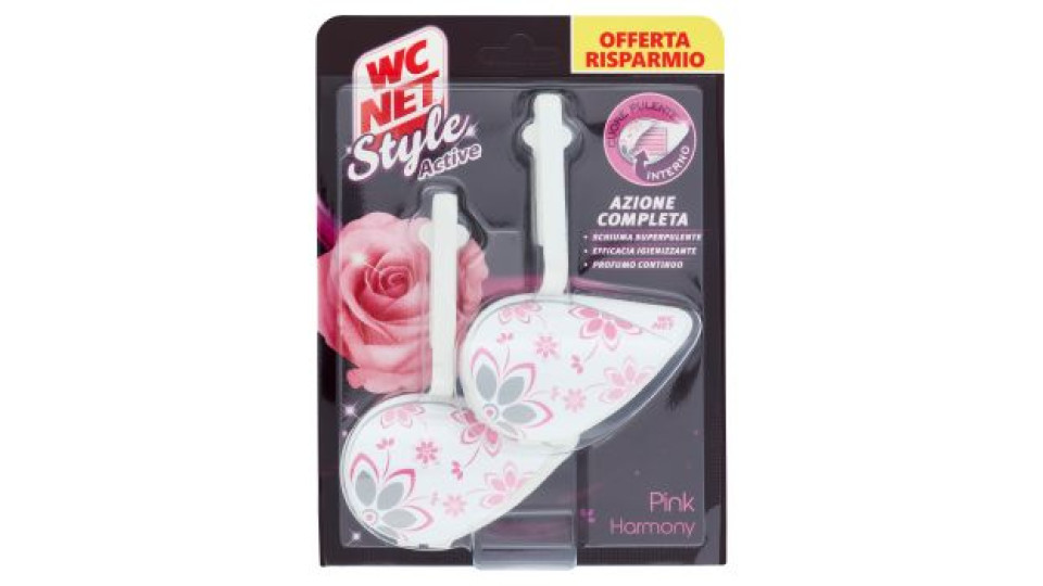 WC Net, Style Active profumazioni assortite 2x36,5 g