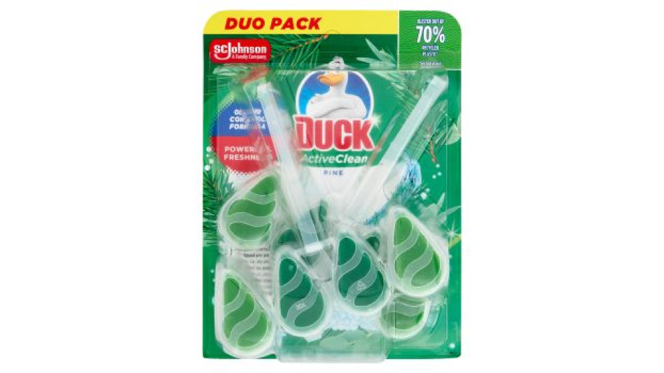 Duck Active Clean Duopacco, fragranza Pine 2x38,6g
