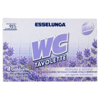 Esselunga WC tavolette deodoranti lavanda 4 x 34 g