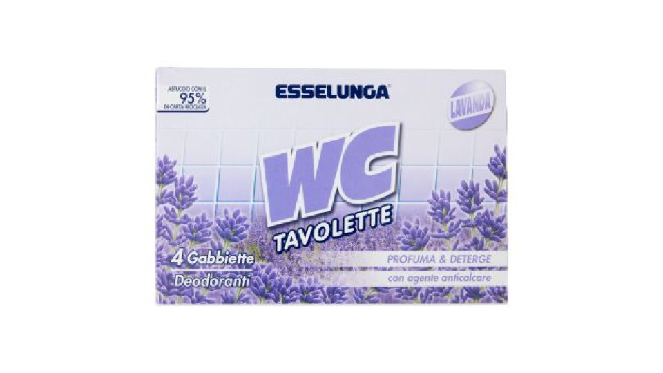 Esselunga WC tavolette deodoranti lavanda 4 x 34 g