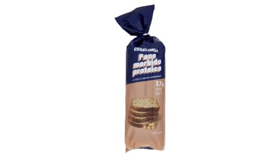 Esselunga, pane morbido proteico ai ceci e grani germinati 400 g