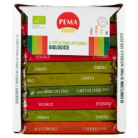 Pema cestino 4 tipi di pane integrale biologico 50gx10