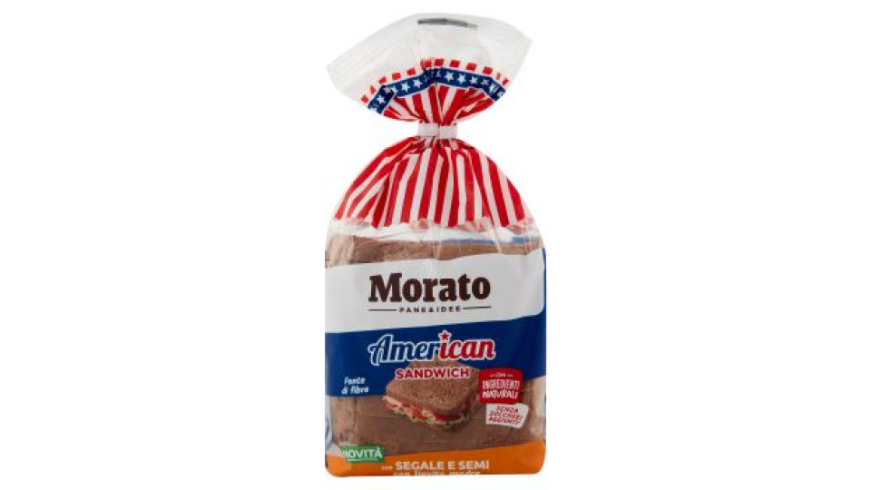 Morato American Sandwich con Segale e Semi 10 x 38 g