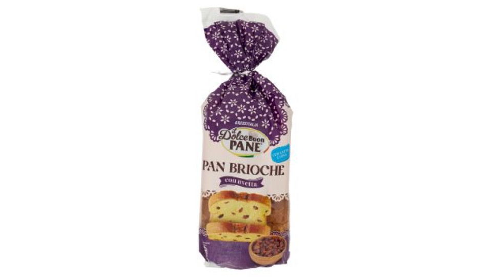 il Dolce Buon Pane Pan Brioche con uvetta 500 g