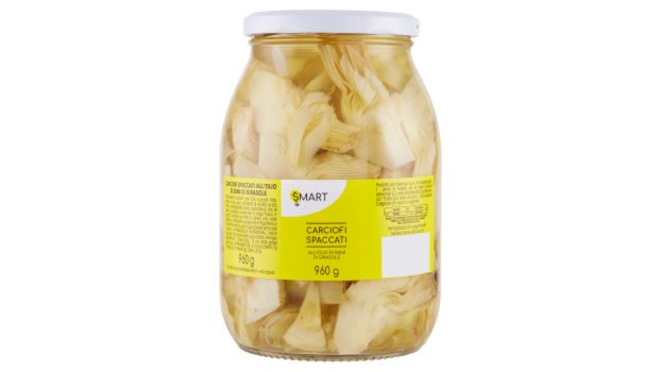 Smart Carciofi spaccati all'olio di semi di girasole 960 g