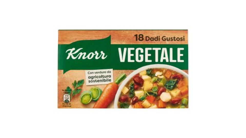 Knorr Vegetale 18 Dadi 180 g
