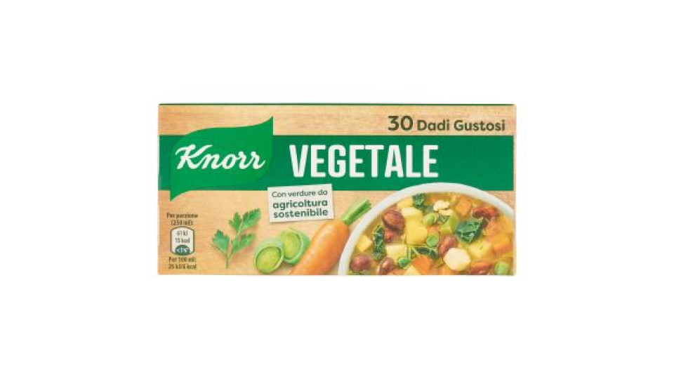 Dado Knorr vegetale 30 cubi 300 g