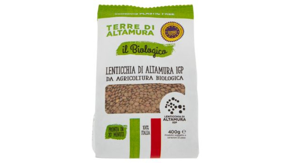Terre di Altamura il Biologico Lenticchia di Altamura IGP 400 g