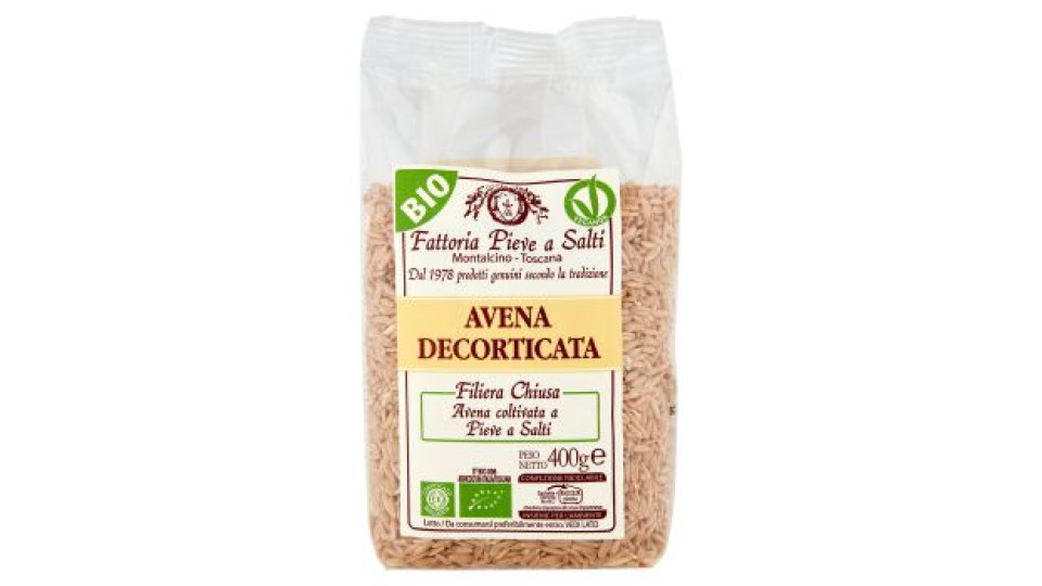 Fattoria Pieve a Salti Avena Decorticata Bio 400 g