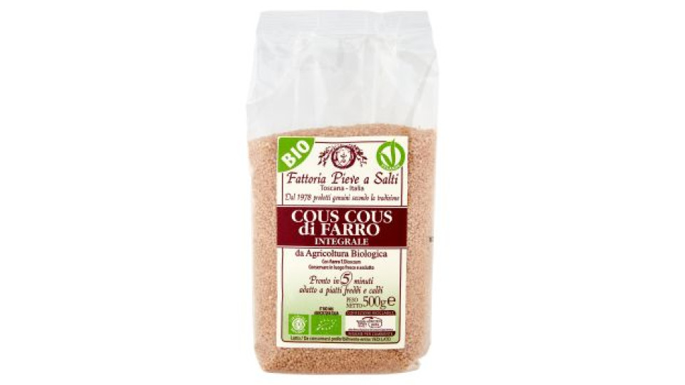 Fattoria Pieve a Salti Cous Cous di Farro Integrale Bio 500 g