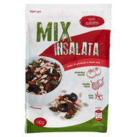 Mix Insalata semi di girasole e zucca con pomodori secchi, cipolla rossa, olive nere 140 g