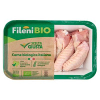 Fileni Bio Alette di Pollo Bio Porzionate Fiammeggiate
