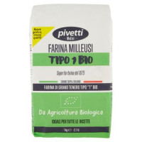 Molini Pivetti Farina Milleusi Tipo 1 Bio 1 kg
