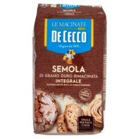 De Cecco Le Macinate Semola di Grano Duro Rimacinata Integrale