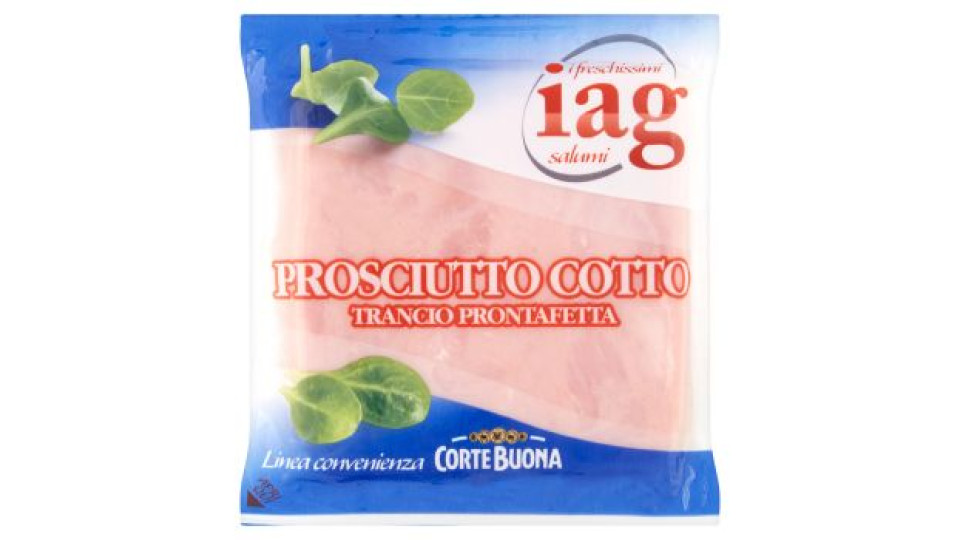 Iag Prosciutto cotto trancio prontafetta 400 g