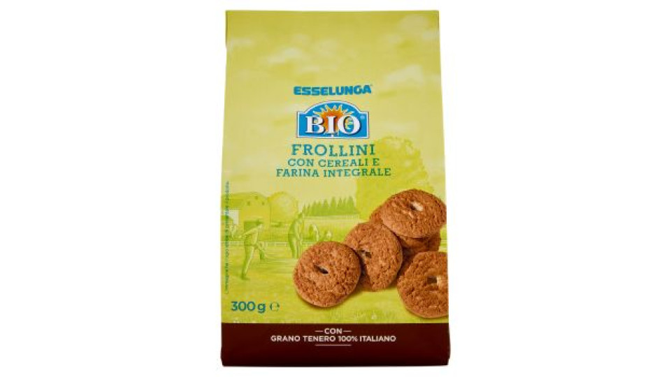 Esselunga Bio Frollini con cereali e farina integrale 300 g