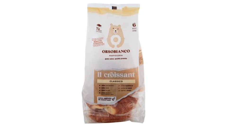 Orsobianco il croissant Classico 6 x 58 g