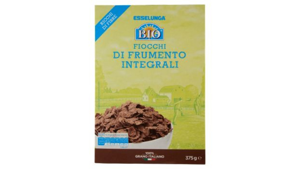 Esselunga Bio Fiocchi di frumento integrali 375 g