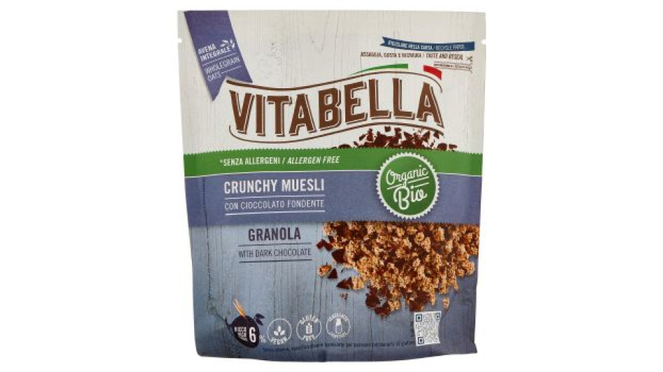 Vitabella Crunchy Muesli con Cioccolato Fondente 240 g