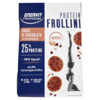 Enervit Protein 100% Vegetali Protein Frollini Gocce di Cioccolato con farina integrale 200 g