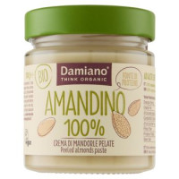 Damiano Bio Amandino 100% Crema di Mandorle Pelate 180 g