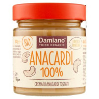 Damiano Bio Anacardi 100% Crema di Anacardi Tostati 180 g