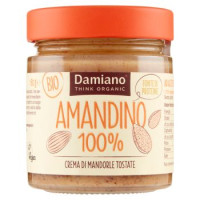 Damiano Bio Amandino 100% Crema di Mandorle Tostate 180 g