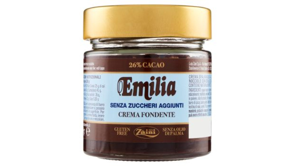 Zàini Emilia Crema Fondente Senza Zuccheri Aggiunti 200 g