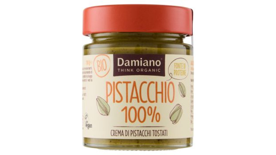 Damiano Bio Pistacchio 100% Crema di Pistacchi Tostati 130 g