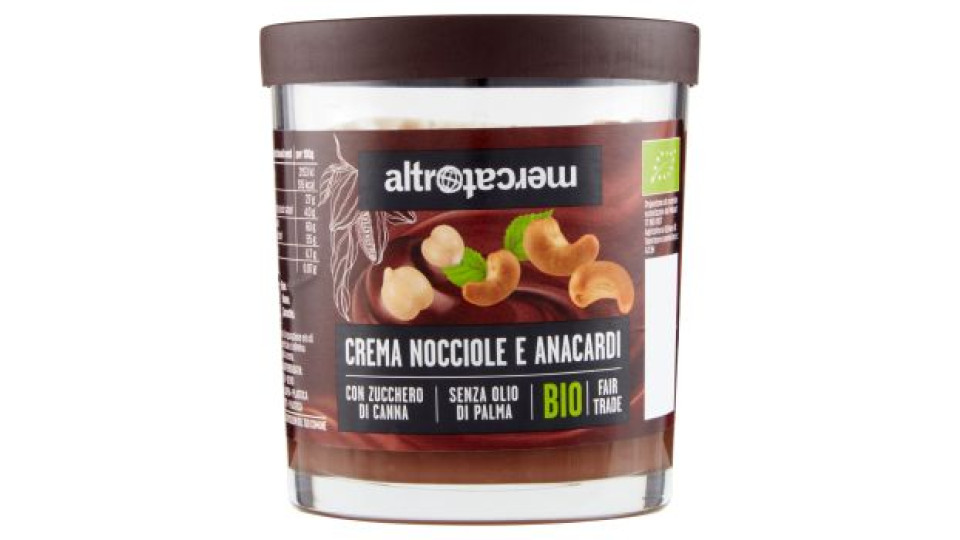 altromercato Bio Crema Nocciole e Anacardi 200 g