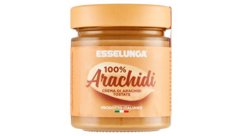 Esselunga 100% Arachidi crema di arachidi tostate 180 g