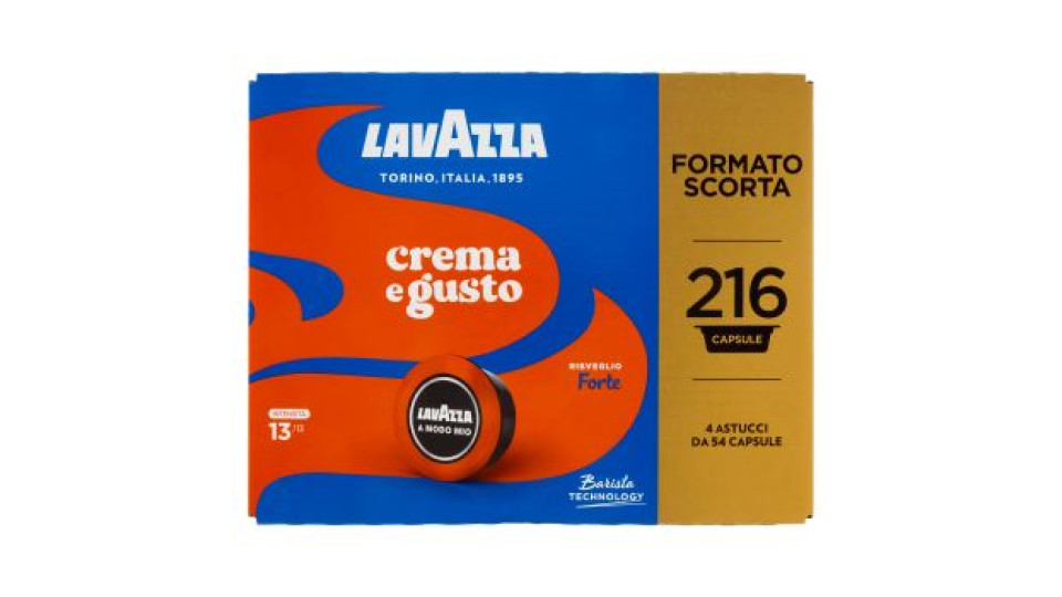 Lavazza A Modo Mio crema e gusto Forte 216 Capsule 1.620 g
